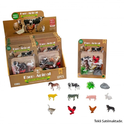 KIZILKAYA OYUNC.KZL-H4 HAYVAN SET ÇİFTLİK HAYVANALRI KARTELA 1208697197104639