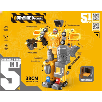 Kızılkaya Kzl-Xh8539 Mıknatıslı Transformers Insaat Kutulu 12