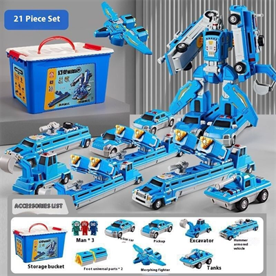 Kızılkaya Kzl-Xh8690 Mıknatıslı Transformers Polıs 12