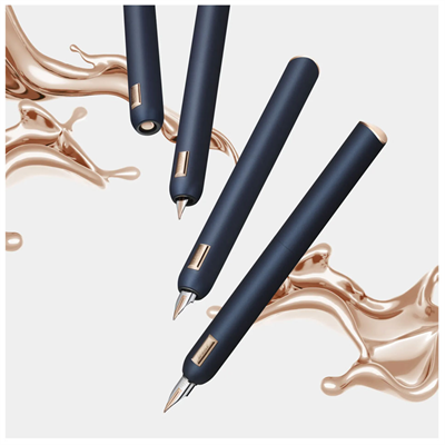 LAMY Dialog CC Dolma Kalem 14K Altın F Uç Mavi 81M-M
