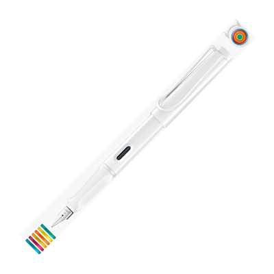 Lamy Safari Multicolor Dolma Kalem Seti All White M Uç
