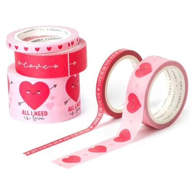 Legamı Mini 5 Kağıt Bant Heart Set