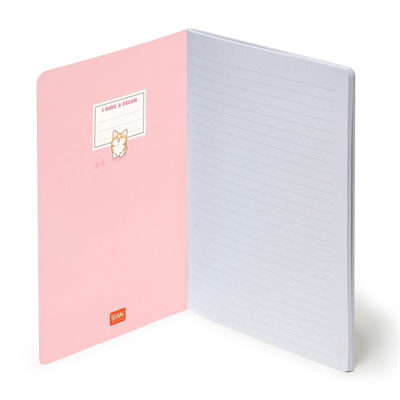 Legami Quaderno Large Çizgili Defter Corgi