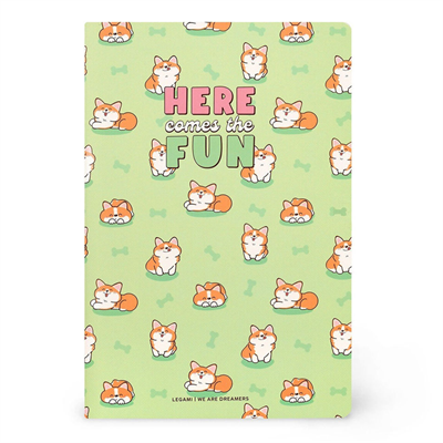Legami Quaderno Large Çizgili Defter Corgi