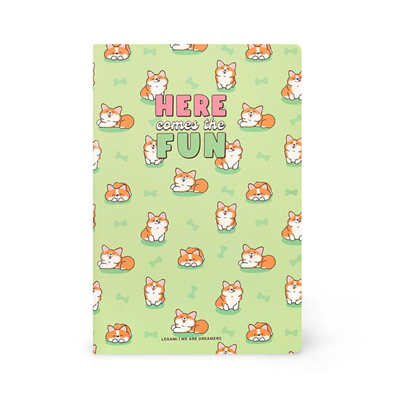 Legami Quaderno Small Çizgili Defter Corgi