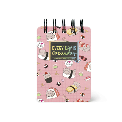 Legami Çizgili Spıral Ciltli Defter Mini Sushı 100x70mm