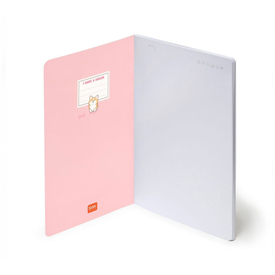 Legami Quaderno Medium Çizgisiz Defter Corgi