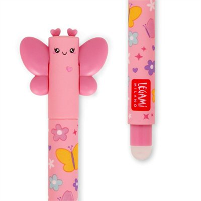 Legami Silinebilir Jel Pen- Butterfly, Pembe