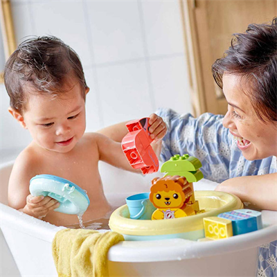 Lego Duplo İlk Banyo Zamanı Eğlencesi Yüzen Hayvan Adası 10966
