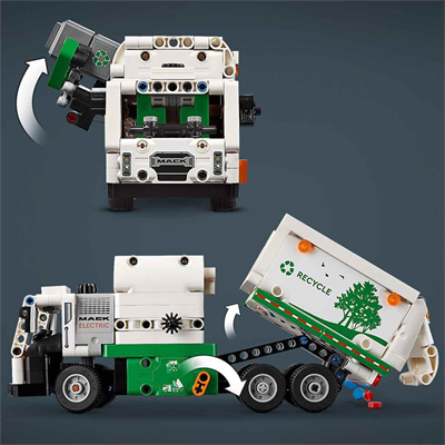 LEGO® Technic Mack® LR Elektrikli Çöp Kamyonu 42167
