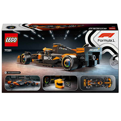 LEGO Speed Champions McLaren F1 Team MCL38 Yarış Arabası 77251