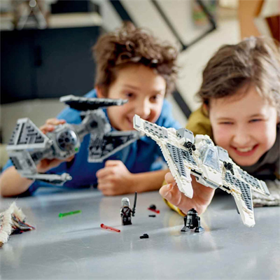 Lego Star Wars Mandalorian Fang Fighter Tıe Interceptora Karşı 75348