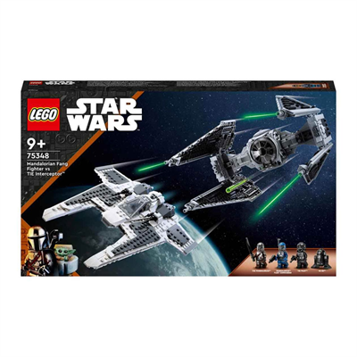 Lego Star Wars Mandalorian Fang Fighter Tıe Interceptora Karşı 75348