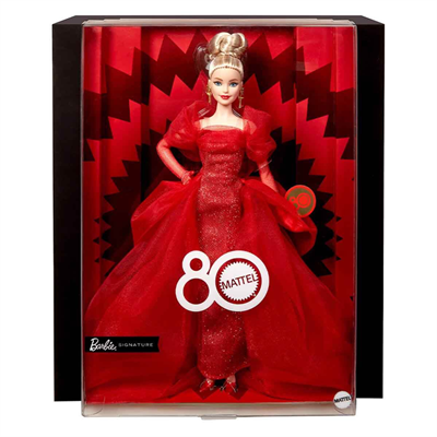 Mattel 80. Yıl Dönümü Barbie Bebeği JBJ17