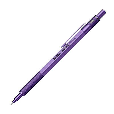 Scrikss MatriX 0.5mm Mekanik Kurşun Kalem Metalik Mor - Şeffaf Kutu