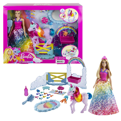 Barbie Dreamtopia Bebek ve Tek Boynuzlu At GTG01
