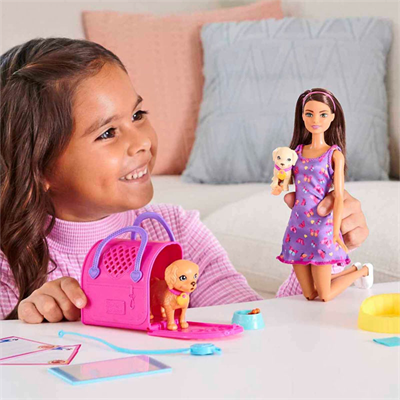 Mattel Barbie Ve Köpekçikleri Oyun Seti