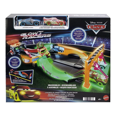 Mattel Cars Karanlık Parla Yarıscı Pıstset