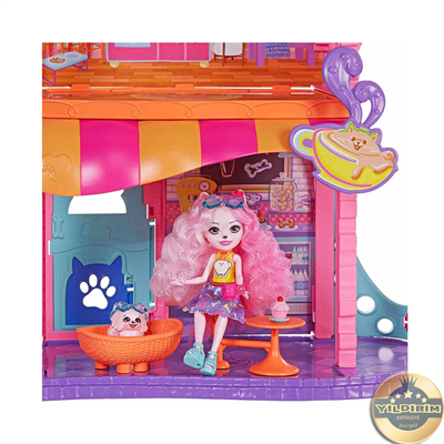Mattel Enchantimals HHC18 Şehir ve Kafe Oyun Seti