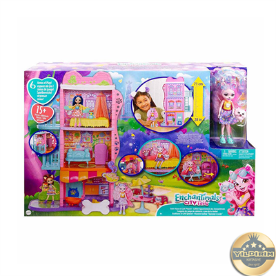 Mattel Enchantimals HHC18 Şehir ve Kafe Oyun Seti