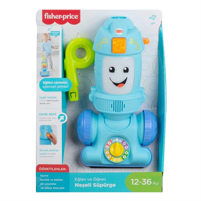 Fisher Price Eğlen & Öğren Neşeli Elektrik Süpürgesi GTW19