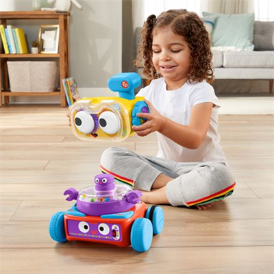 Fisher Price 4ü 1 Arada Eğlenceli Robot (Türkçe-İngilizce) HCK43