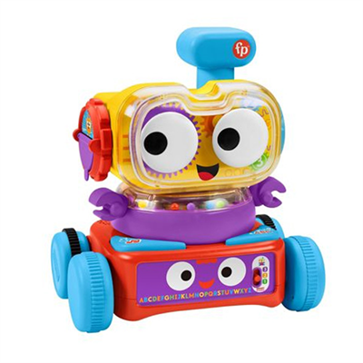 Fisher Price 4ü 1 Arada Eğlenceli Robot (Türkçe-İngilizce) HCK43