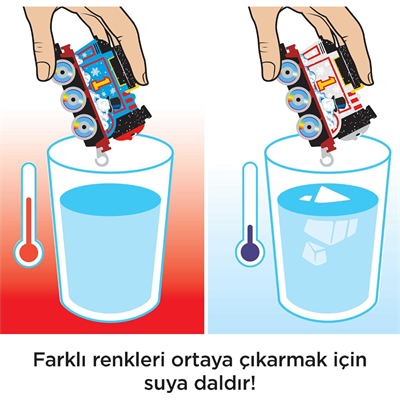 Thomas ve Arkadaşları Renk Değiştiren 3lü Küçük Trenler HNP82