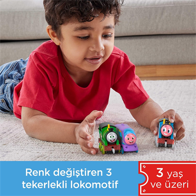 Thomas ve Arkadaşları Renk Değiştiren 3lü Küçük Trenler HNP82