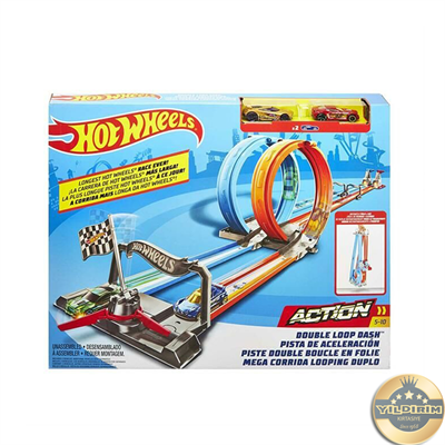 Mattel Hot Wheels GFH85 Çift Çemberde Depar Pist Seti