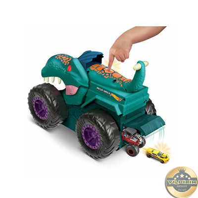 Mattel Hot Wheels GYL13 Araba Yiyen Mega Wrex-1