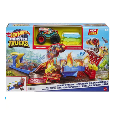 Hot Wheels Monster Trucks Patlama İstasyonu Oyun Seti HFB12