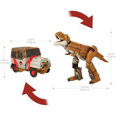 Mattel Jurassic World Fierce Changers 2-in-1 Dinosaur Figür