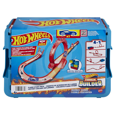 Hot Wheels Track Builder Alev Temalı Akrobasi Seti HMC04