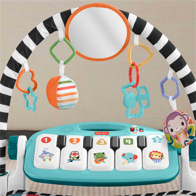 Mattel Fisher Price Sesli Ve Işıklı Neşeli Hayvanlar Piyanolu Oyun Halısı Hwy49