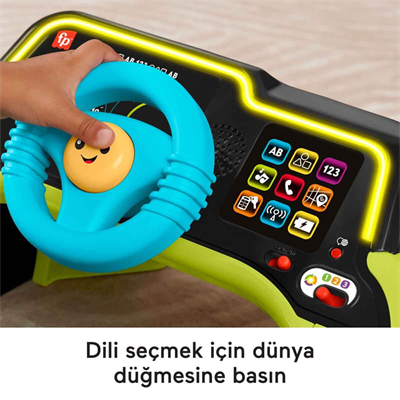Mattel Fisher Price Sesli Ve Işıklı Eğlen Ve Öğren İlk Arabam Hyr91