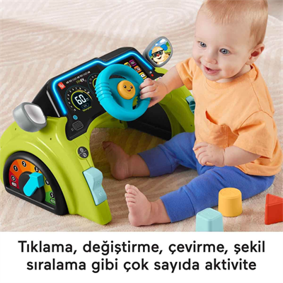 Mattel Fisher Price Sesli Ve Işıklı Eğlen Ve Öğren İlk Arabam Hyr91