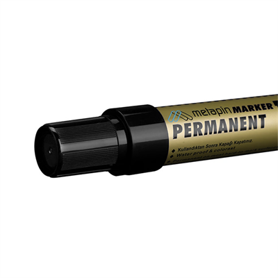 Metapin 10mm Markör Permanent Koli Kalemi Siyah
