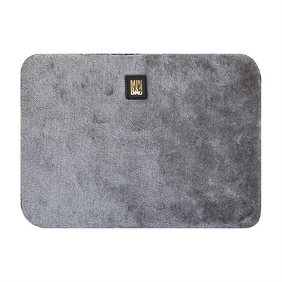 Minbag Plush Laptop Kılıfı Gri