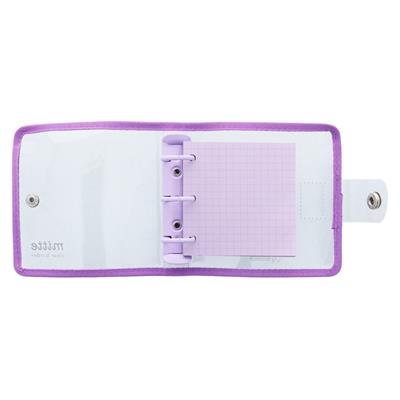 Mitte Mini Parıltılı Çıt Çıtlı Dosya Mor & Açık Yeşil 