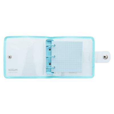 Mitte Mini Parıltılı Çıt Çıtlı Dosya Mavi & Turuncu