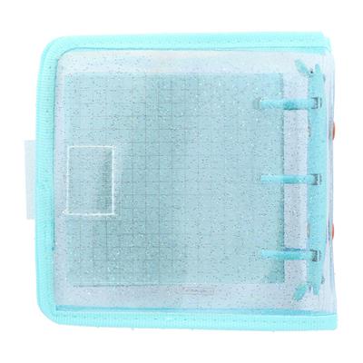 Mitte Mini Parıltılı Çıt Çıtlı Dosya Mavi & Turuncu