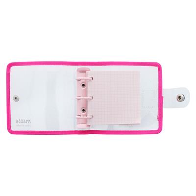 Mitte Mini Parıltılı Çıt Çıtlı Dosya Pembe & Mavi