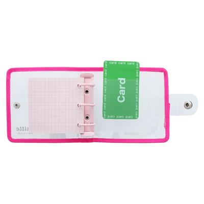 Mitte Mini Parıltılı Çıt Çıtlı Dosya Pembe & Mavi