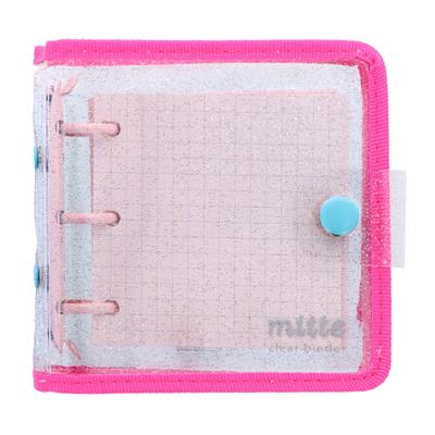 Mitte Mini Parıltılı Çıt Çıtlı Dosya Pembe & Mavi