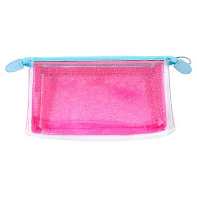 Mitte Şeffaf Kalemlik Bölmeli Pembe & Mavi