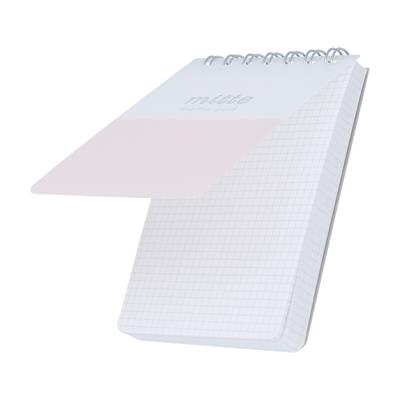 Mitte Spiralli 7,5x11,7 Cm Kareli Defter Pembe