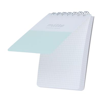 Mitte Spiralli 7,5x11,7 Cm Kareli Defter Yeşil