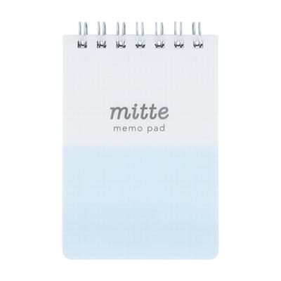 Mitte Spiralli 7,5x11,7 Cm Kareli Defter Mavi