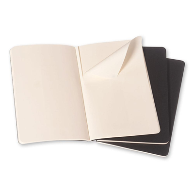 Moleskıne Cahıer Large Plain Notebook Black (Düz 3Lü Paket Siyah)